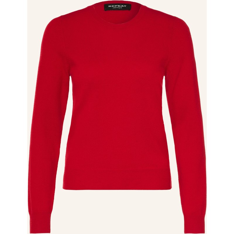 Repeat Cashmere-Pullover rot