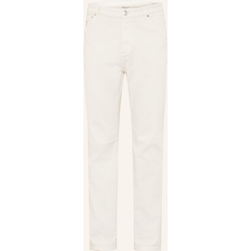 Brunello Cucinelli Jeans Leisure Fit weiss
