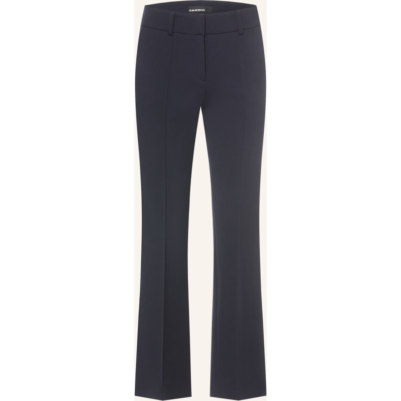 Cambio Bootcut-Hose Farah blau