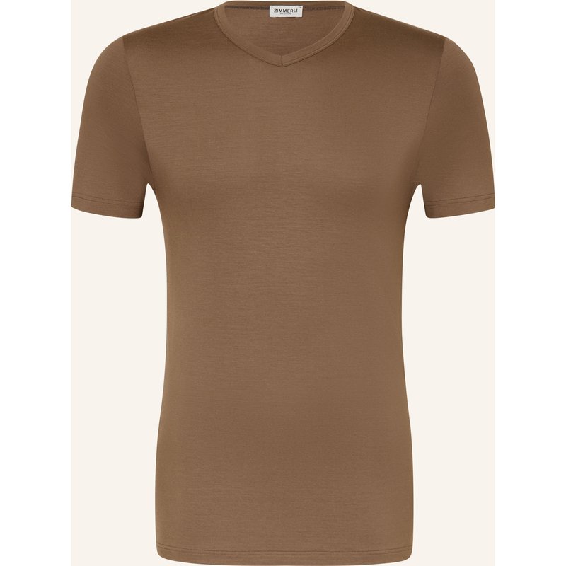Zimmerli T-Shirt Pureness braun