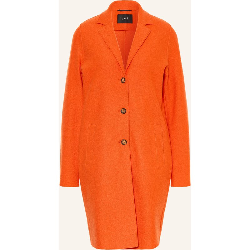 Oui Wollmantel orange