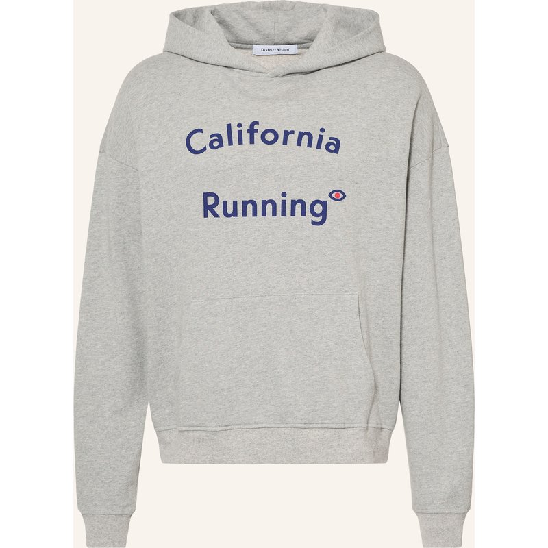 District Vision Hoodie grau