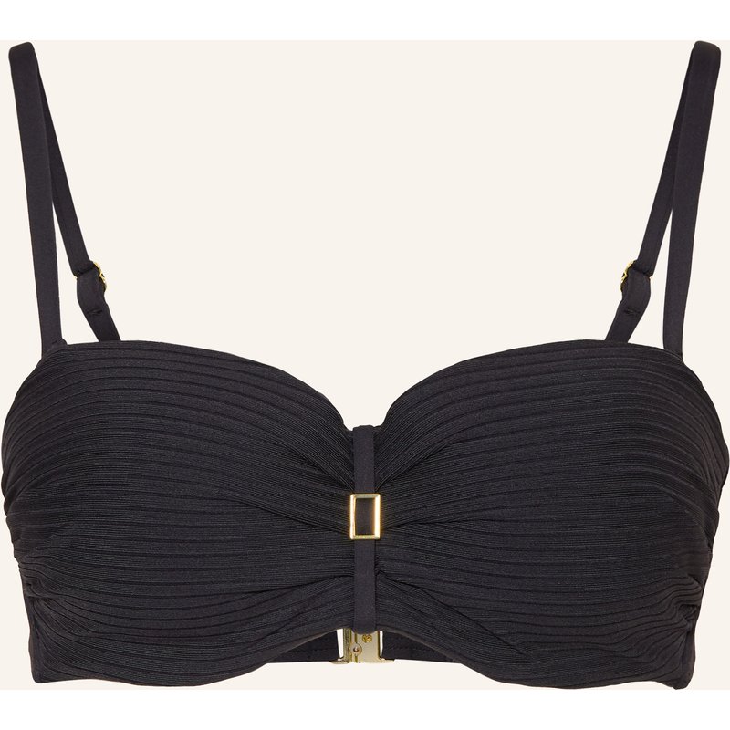 Cyell Bandeau-Bikini-Top Noos Caviar schwarz