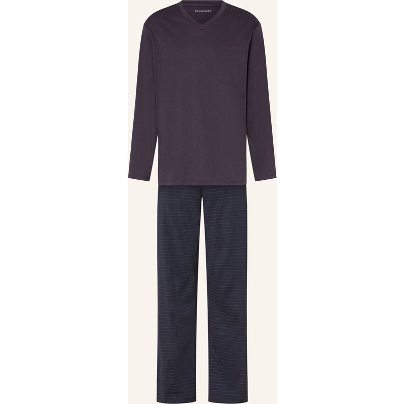Schiesser Schlafanzug Comfort Essentials lila