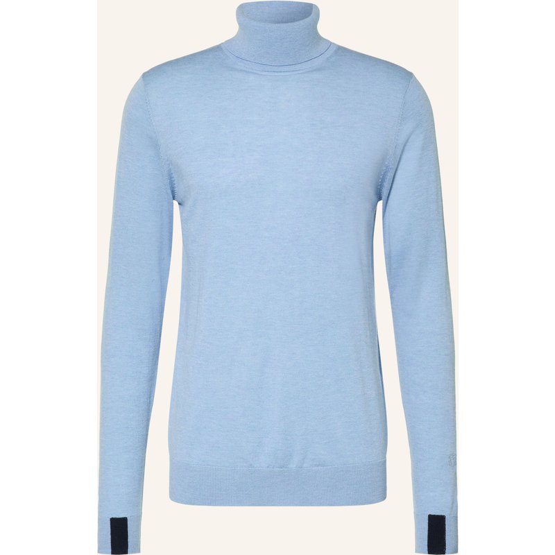 Mos Mosh Gallery Rollkragenpullover Mmgadam blau