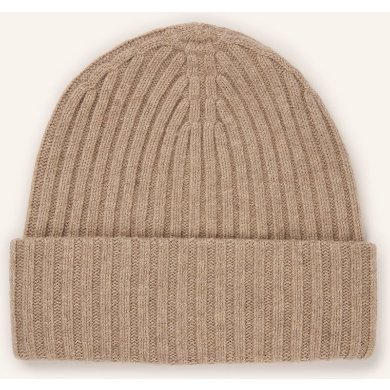 S.Marlon Cashmere-Mütze beige