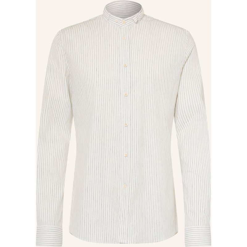 Gottseidank Trachtenhemd Lenz Slim Fit Mit Stehkragen weiss