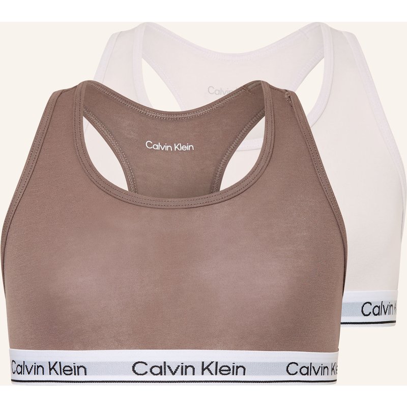 Calvin Klein 2er-Pack Bustiers Icon Cotton Stretch rosa