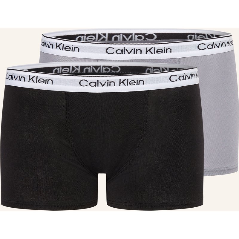 Calvin Klein 2er-Pack Boxershorts Icon Cotton Stretch schwarz