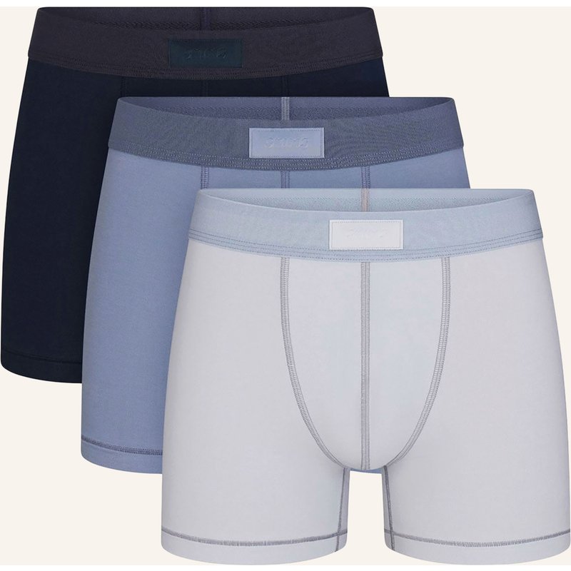 Skims 3er-Pack Boxershorts Skims Cotton grau