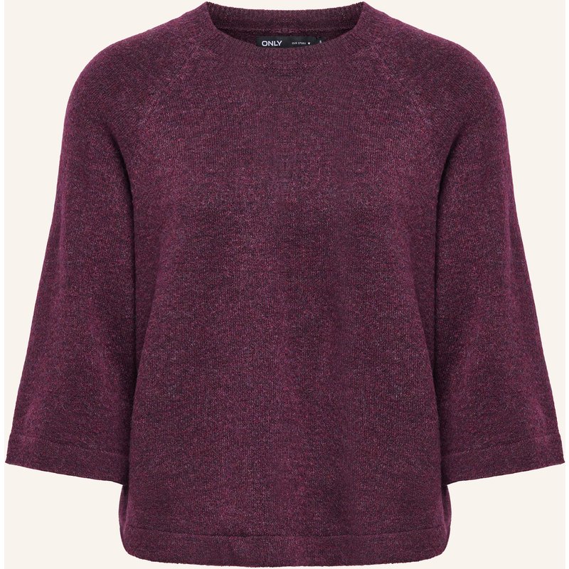 Only Strickshirt Mit 3/4-Arm rot