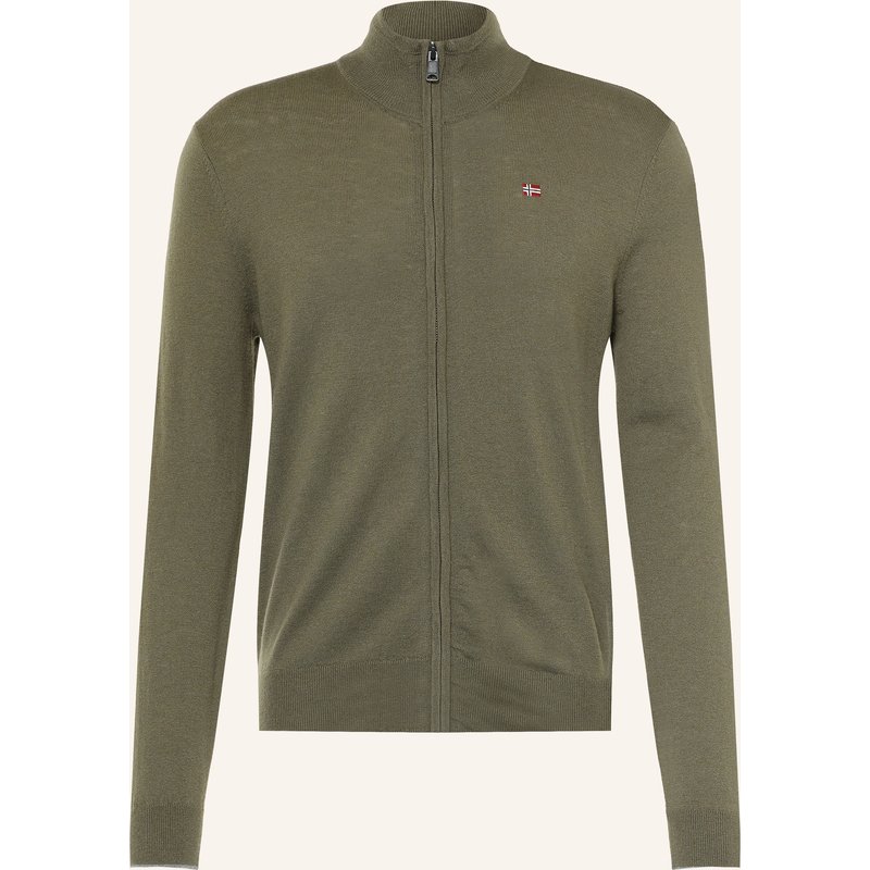 Napapijri Strickjacke Damavand gruen