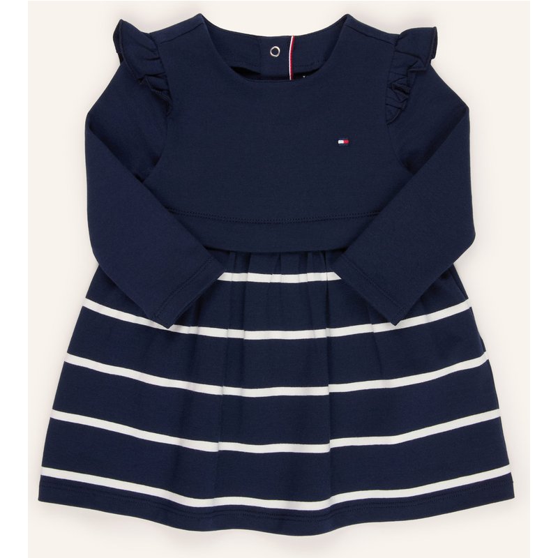 Tommy Hilfiger Kleid Mit Rüschen blau