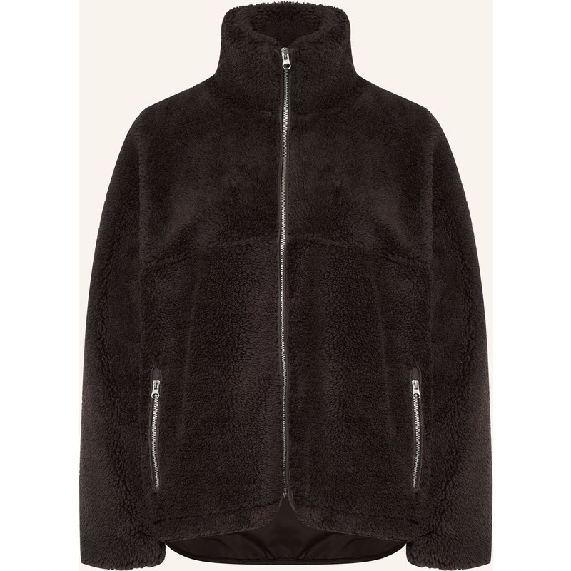 Withblack Teddyfell-Jacke Pernille braun