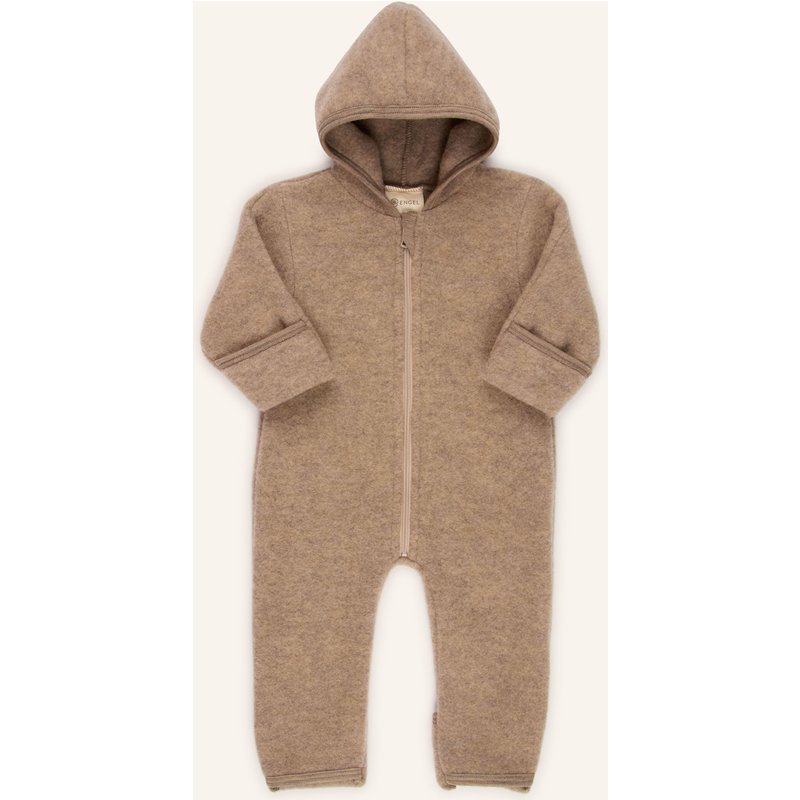Engel Fleece-Overall braun