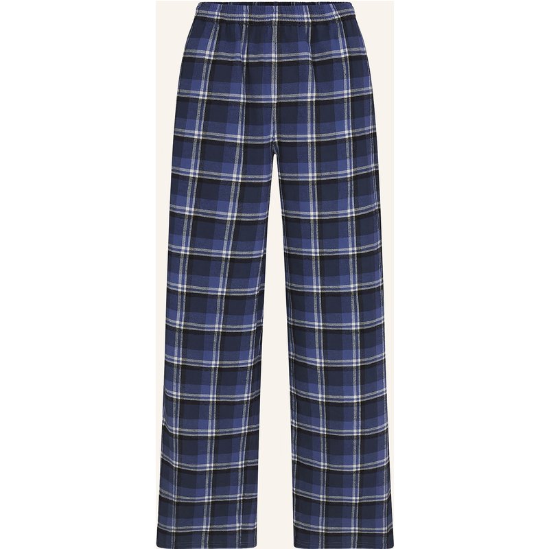 Skims Schlafhose Flannel Aus Flanell blau