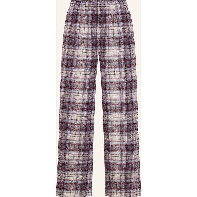Skims Schlafhose Flannel Aus Flanell rot
