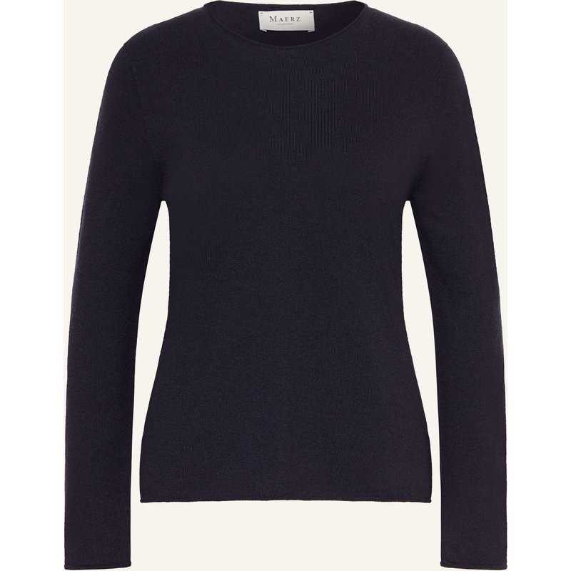 Maerz Muenchen Pullover Aus Merinowolle blau
