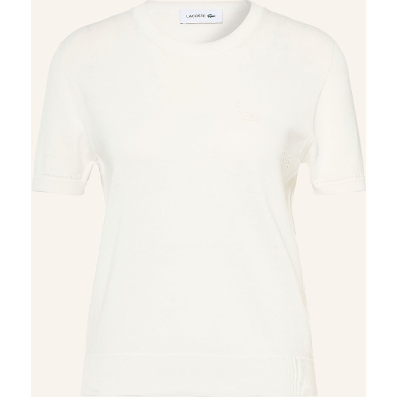 Lacoste Strickshirt weiss