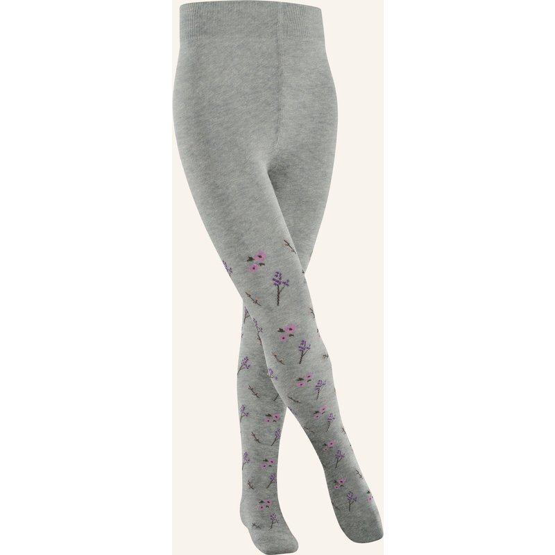 Falke Strumpfhose Little Flowers grau