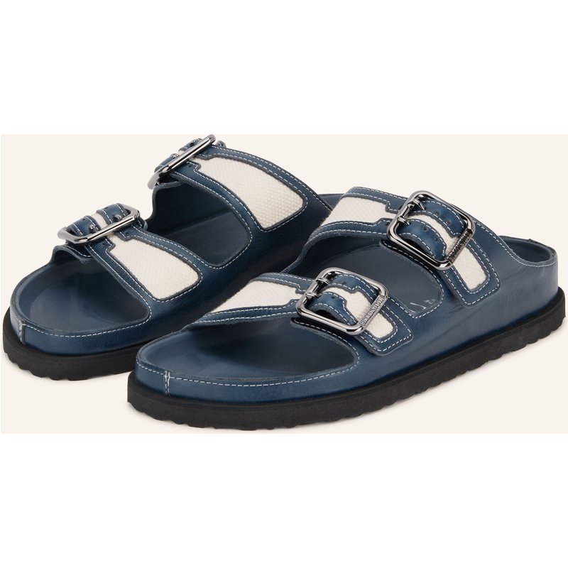 1774 Birkenstock Pantoletten Arizona Bold Canvas blau
