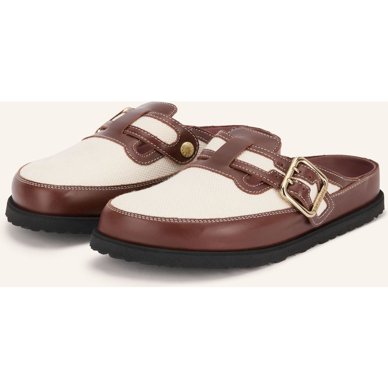 1774 Birkenstock Mules Boston Bold Canvas braun