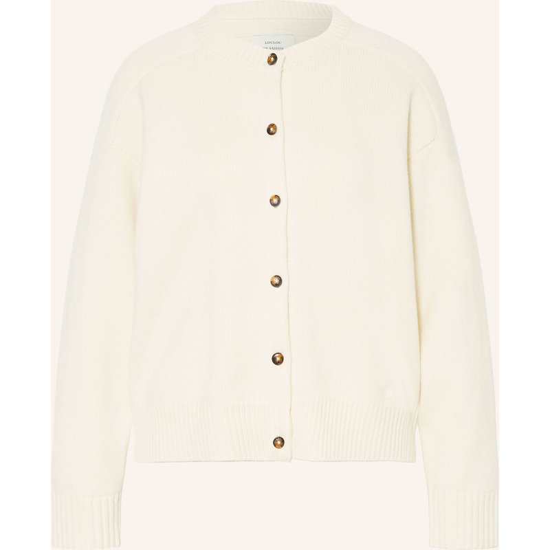 Loulou De Saison Strickjacke Aidar weiss