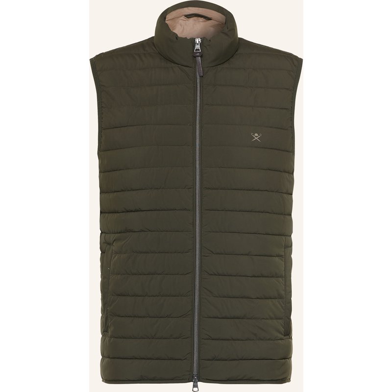 Hackett London Steppweste Gilet gruen