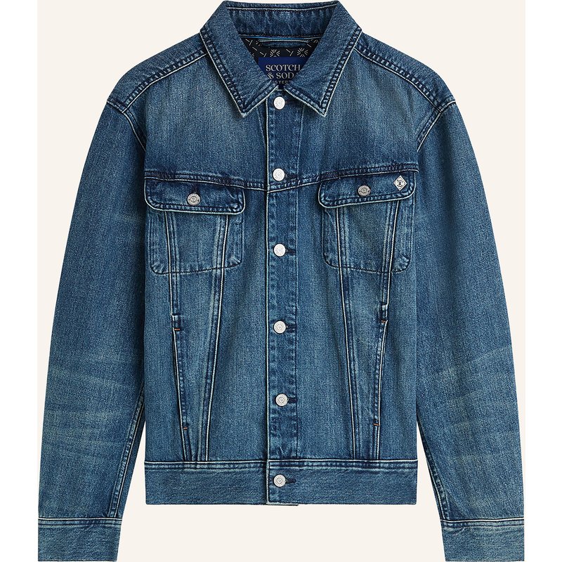 Scotch & Soda Jeansjacke blau
