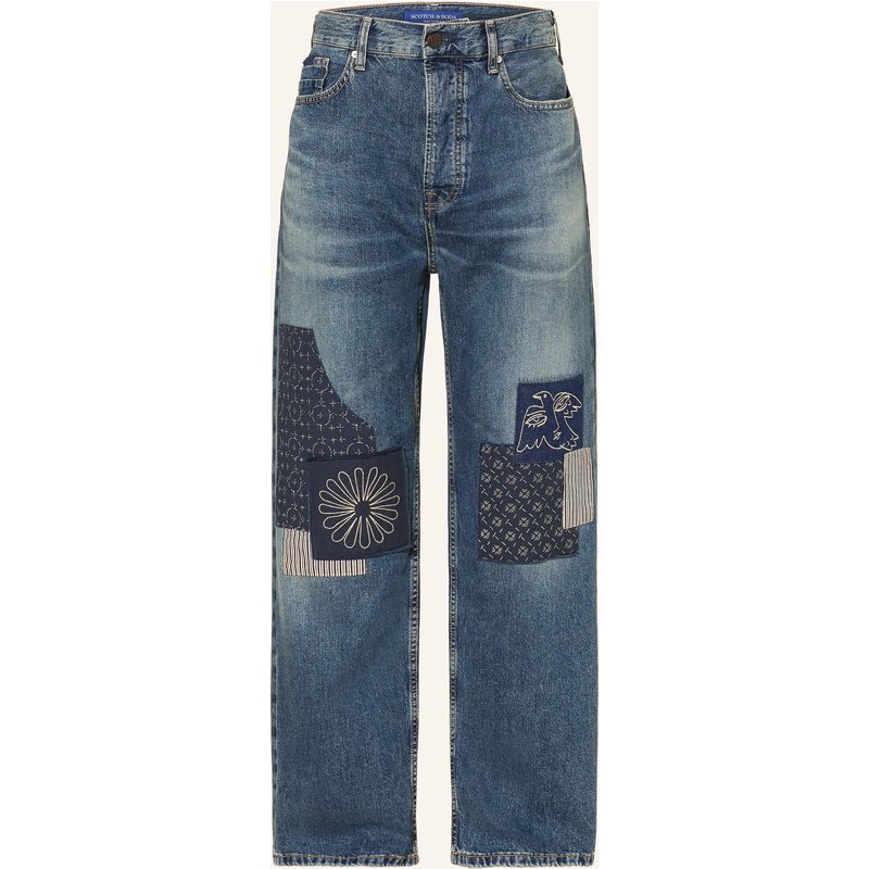 Scotch & Soda Jeans The Pitch Loose Fit blau