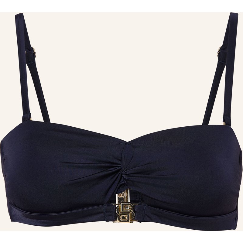 Boss Bandeau-Bikini-Top Bandeau blau