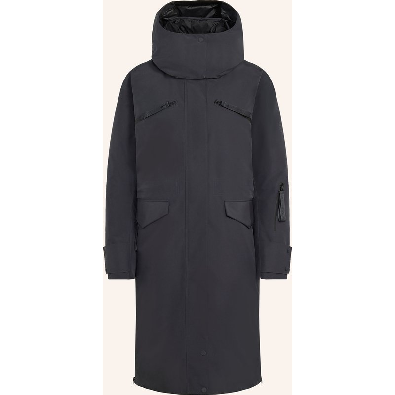 Adidas By Stella Mccartney Mantel Adidas By Stella Mccartney Long Padded Mit Abnehmbarer Kapuze schwarz
