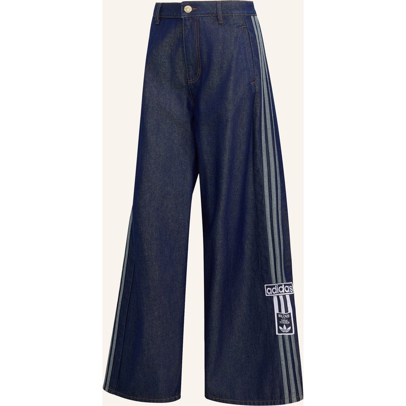 Adidas Originals Wide Leg Jeans Adibreak blau