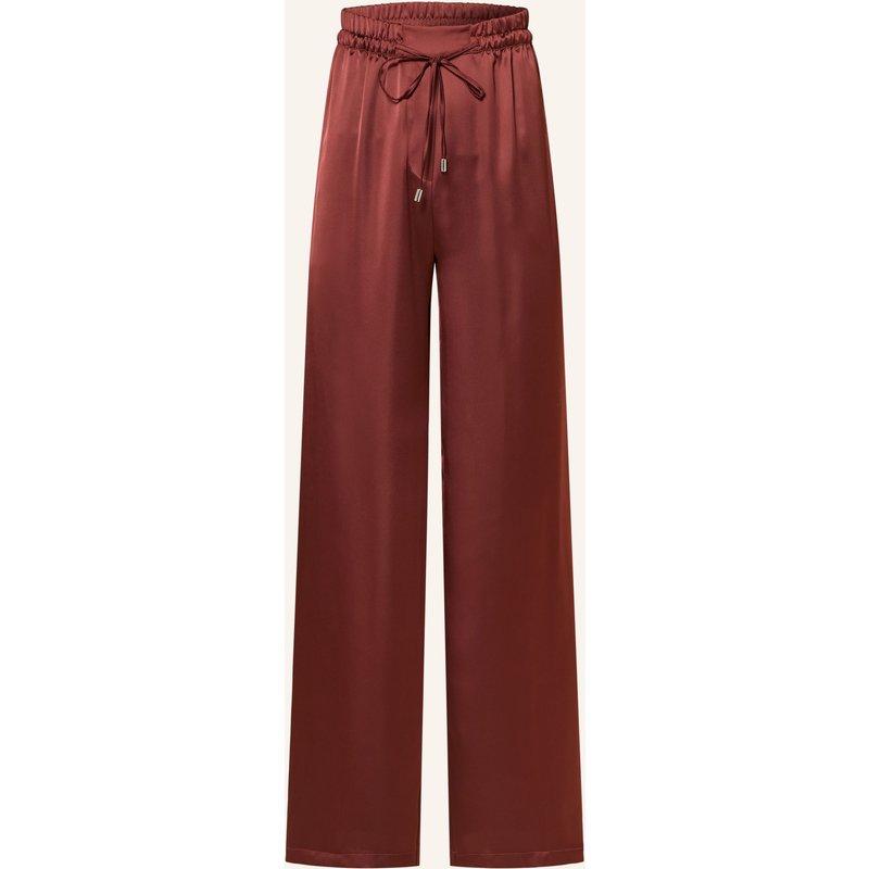 Hugo Marlenehose Hasanna Aus Satin braun