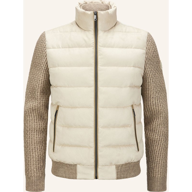 Milestone Blouson Msdean Im Materialmix beige