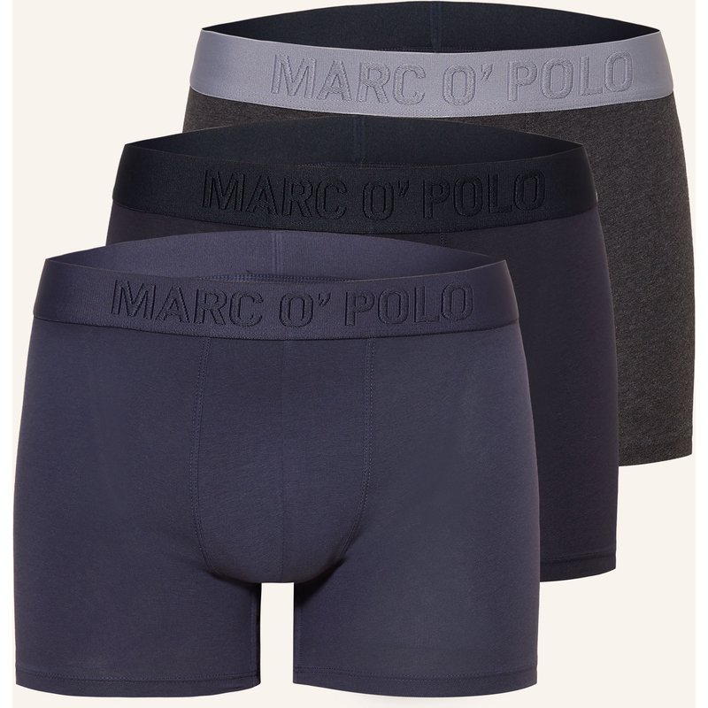 Marc O'polo 3er-Pack Boxershorts blau
