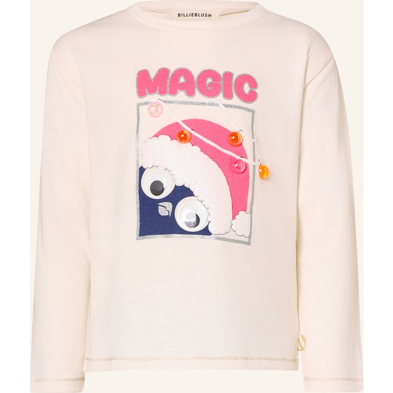 Billieblush Longsleeve Mit Schmuckperlen weiss