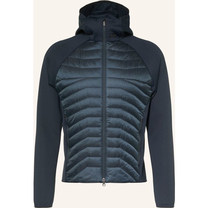 J.Lindeberg Hybrid-Steppjacke blau