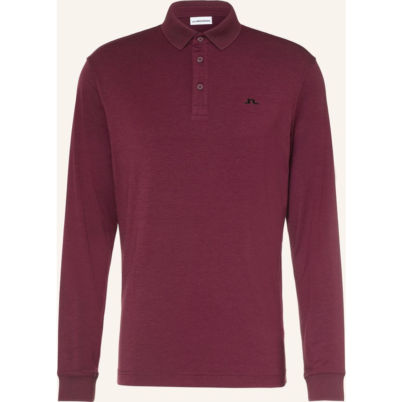 J.Lindeberg Funktions-Poloshirt rot