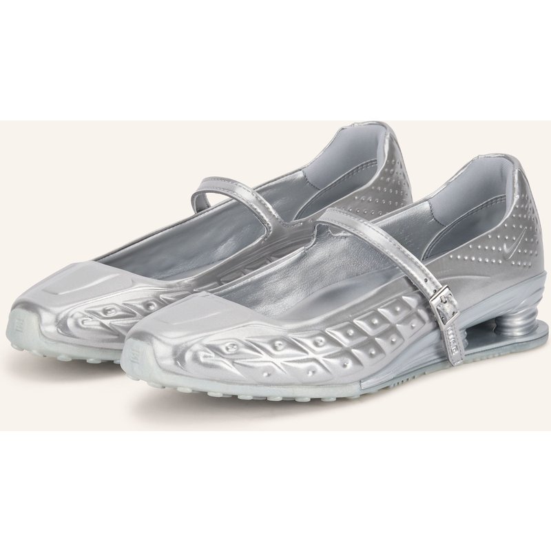 Nike Mary-Jane-Ballerinas Shox Z Calistra silber