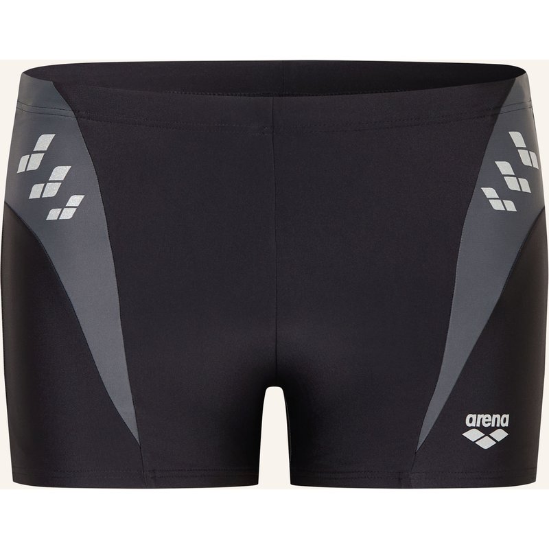 Arena Badehose Arena Steplogo Mit Uv-Schutz 50+ schwarz