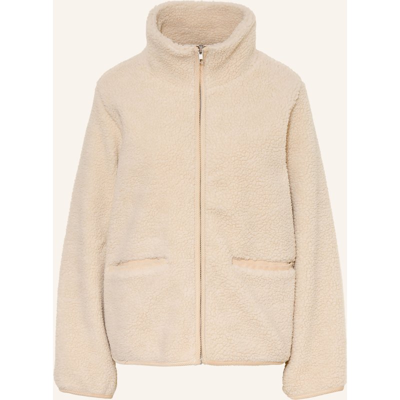 Part Two Teddyfell-Jacke beige