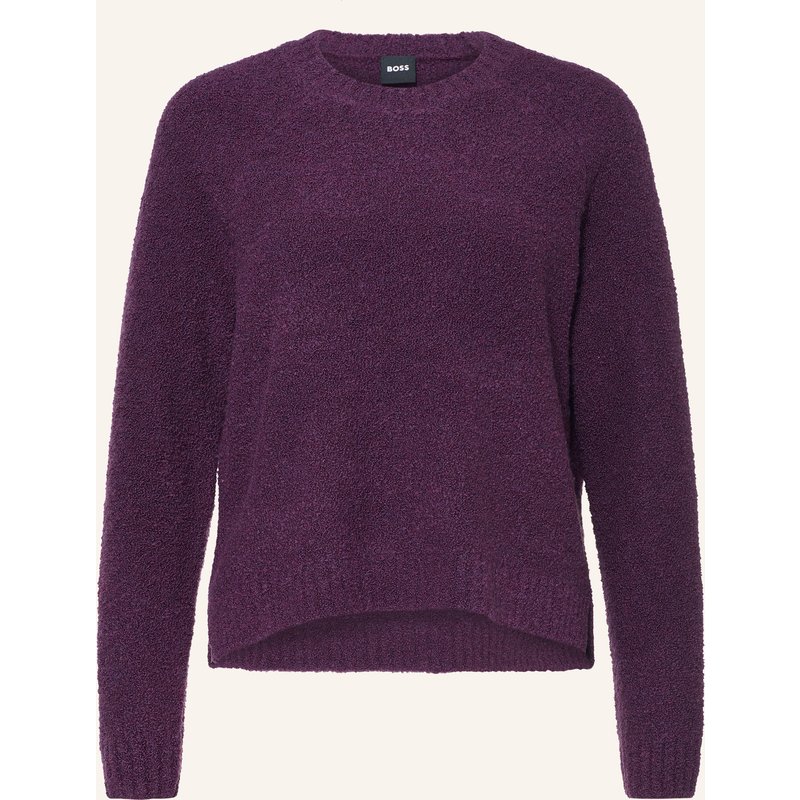 Boss Bouclé-Pullover Febisana lila