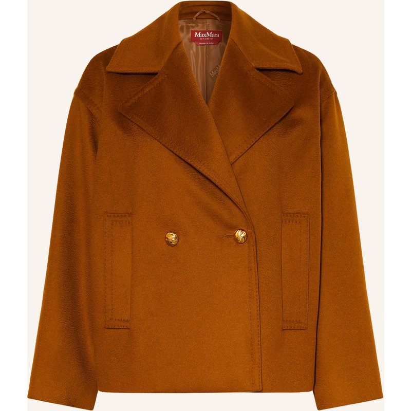 Max Mara Studio Cabanjacke Snob braun