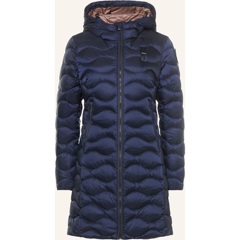 Blauer Daunenjacke Lyne Mit Schmucksteinen blau