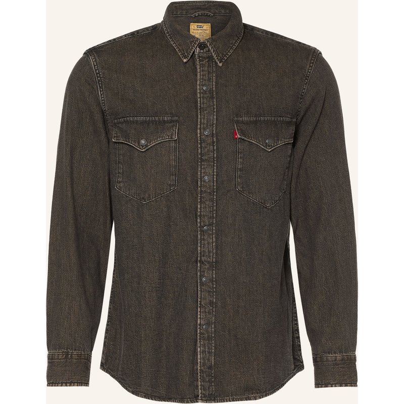 Levi's® Jeanshemd Western Relaxed Fit braun