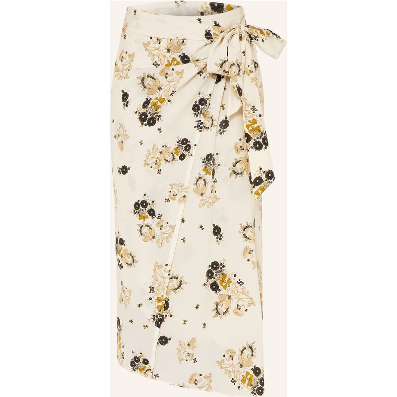 Isabel Marant Wickelrock Faniry Mit Seide weiss