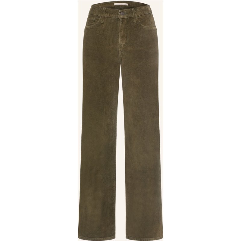 Levi's® Cordhose 318 Shaping Wide Leg gruen