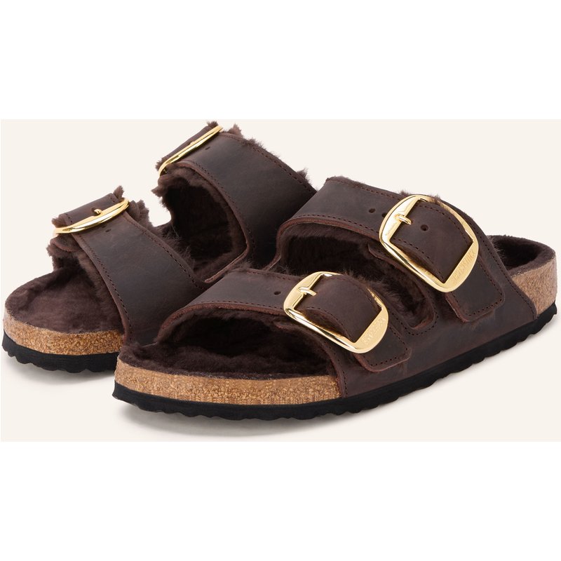 Birkenstock Pantoletten Arizona Shearling braun