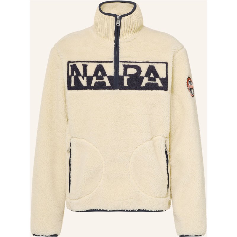 Napapijri Fleece-Troyer Archive weiss
